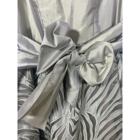 Marisa Baratelli Thai Silk Dress 6 Gold NEW Old Hollywood - Picture 2 of 11